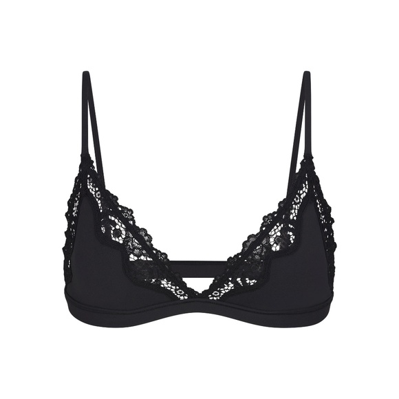 Skims Fits Everybody TRIANGLE BRALETTE Size Medium ONYX - Picture 1 of 1